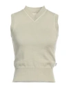 Mm6 Maison Margiela Woman Sweater Light Green Size M Virgin Wool, Acrylic