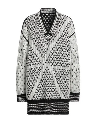 Mm6 Maison Margiela Woman Sweater White Size S Cotton, Polyamide