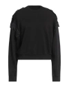 Mm6 Maison Margiela Woman Sweatshirt Black Size L Cotton, Viscose In Black