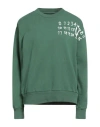 Mm6 Maison Margiela Woman Sweatshirt Green Size Xl Cotton In Green