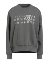 Mm6 Maison Margiela Woman Sweatshirt Grey Size Xl Cotton, Polyester In Gray