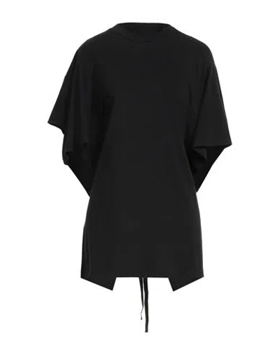 Mm6 Maison Margiela Crewneck Short In Black