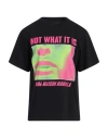 Mm6 Maison Margiela Oversized Printed T In Black
