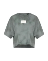 Mm6 Maison Margiela Woman T-shirt Grey Size Xs Cotton In Grey
