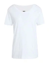 Mm6 Maison Margiela Woman T-shirt White Size M Cotton