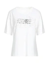 Mm6 Maison Margiela Logo Short-sleeved T-shirt In White