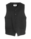 Mm6 Maison Margiela Woman Tailored Vest Black Size 6 Polyester, Virgin Wool, Elastane