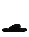Mm6 Maison Margiela Toe Strap Sandals In Black