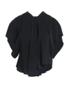 Mm6 Maison Margiela Woman Top Black Size 6 Polyester In Black