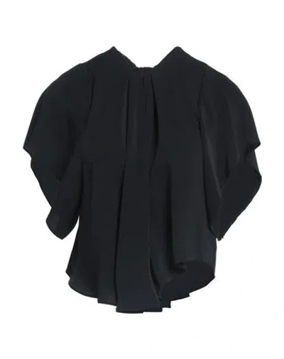 Mm6 Maison Margiela Woman Top Black Size 6 Polyester