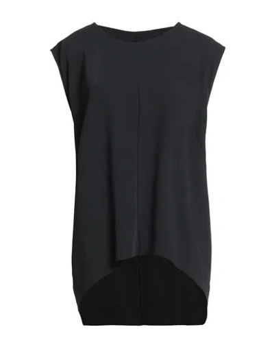 Mm6 Maison Margiela Woman Top Black Size 6 Polyester