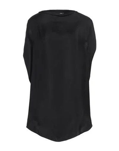 Mm6 Maison Margiela Woman Top Black Size 6 Viscose In Black