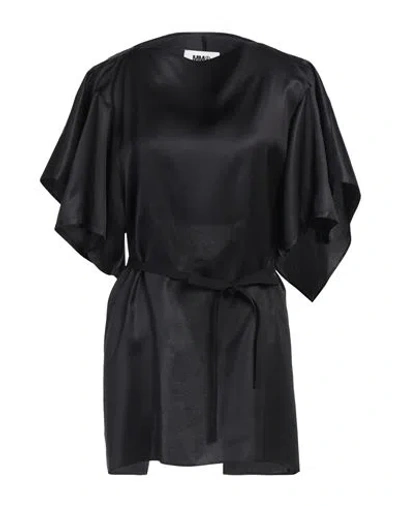 Mm6 Maison Margiela Woman Top Black Size 6 Viscose