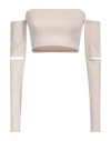 Mm6 Maison Margiela Woman Top Light Pink Size Xxs Polyester, Elastane In Pink