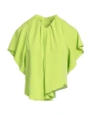 Mm6 Maison Margiela Woman Top Lime Green Size 6 Polyester