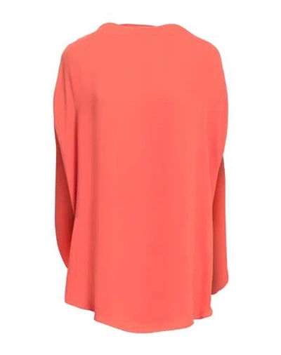 Mm6 Maison Margiela Woman Top Tomato Red Size 8 Polyester