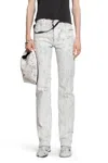Mm6 Maison Margiela Woman White Jeans In White