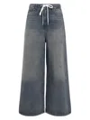 Mm6 Maison Margiela Drawstring Waist 5 Pockets Pants In Grey