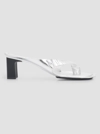 Mm6 Maison Margiela Women's Anatomic 60mm Leather Mules In White