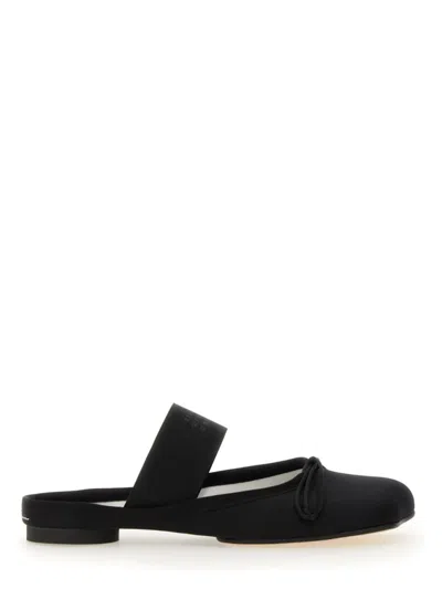 MM6 MAISON MARGIELA WOMEN'S BALLERINA WITH LOGO SANDAL