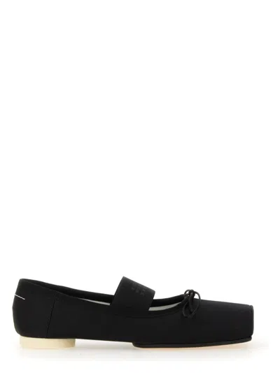 MM6 MAISON MARGIELA WOMEN'S BALLERINA WITH LOGO SANDAL
