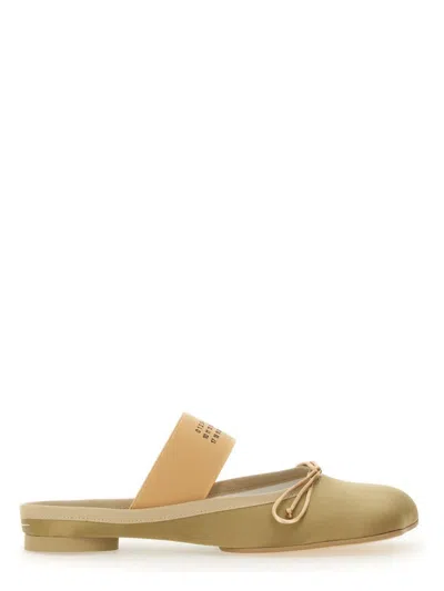 MM6 MAISON MARGIELA WOMEN'S BALLERINA WITH LOGO SANDAL