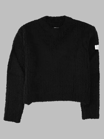 Mm6 Maison Margiela Women's Black Mini Logo Sweatshirt