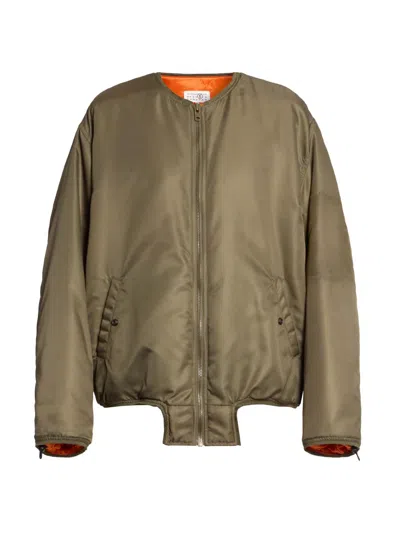Mm6 Maison Margiela Women's Bomber Jacket In Khaki