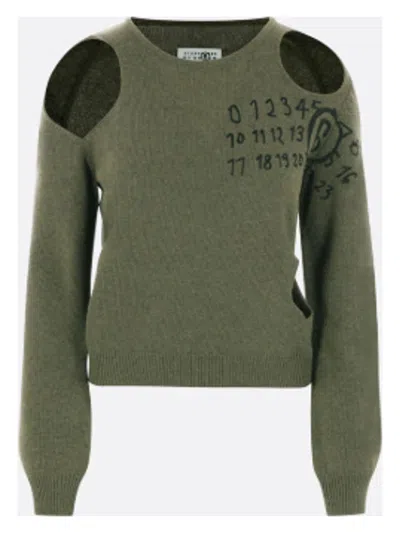 MM6 MAISON MARGIELA WOMEN'S COZY WOOL BLEND SWEATER