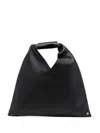 Mm6 Maison Margiela Women's Japanese Mini Leather Handbag In Black