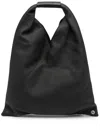 Mm6 Maison Margiela Triangle Small Graphic-print Tote In Black