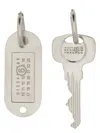 Mm6 Maison Margiela Key Earrings In Silver