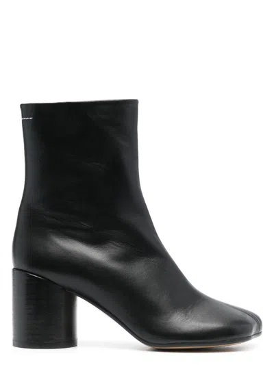 MM6 MAISON MARGIELA WOMEN'S LEATHER ANKLE BOOTS