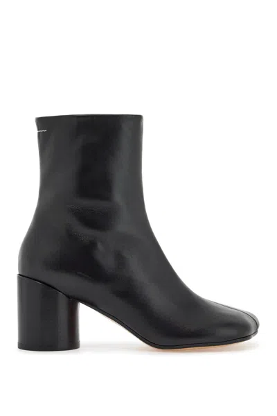 MM6 MAISON MARGIELA MM6 MAISON MARGIELA WOMEN'S LEATHER ANKLE BOOTS