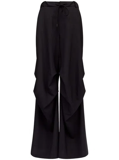Pre-owned Mm6 Maison Margiela Women's Mm6 Baggy Pants In Black