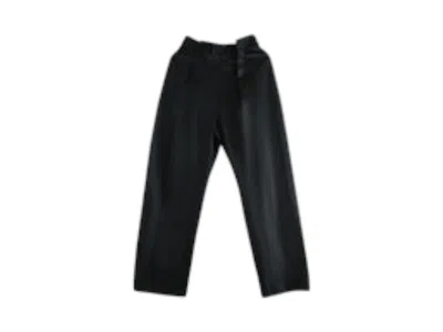 Pre-owned Mm6 Maison Margiela Women's Mm6 Pleated Trouser In Black