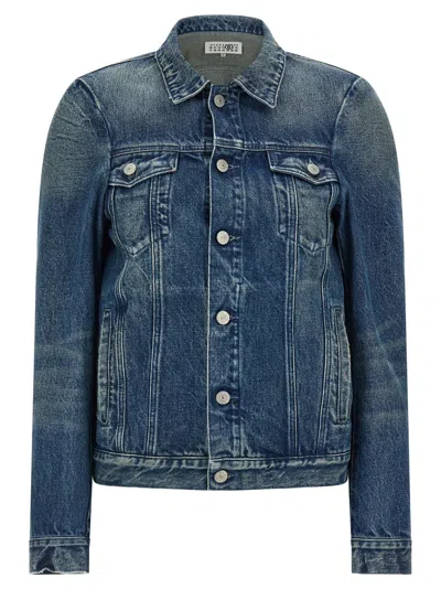 Mm6 Maison Margiela Denim Jacket In Blue