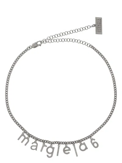 MM6 MAISON MARGIELA WOMEN'S PENDANT LOGO NECKLACE