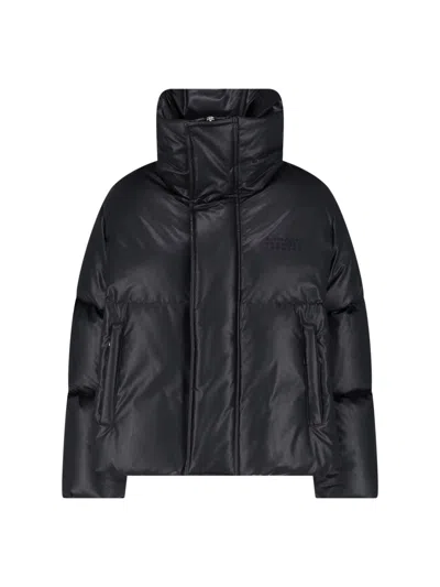Mm6 Maison Margiela Women's Puffer Jacket With Duck Down Padding And Viscose Lining In Black