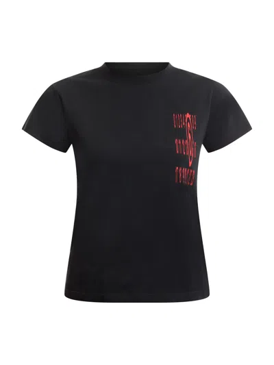 Mm6 Maison Margiela Women's T-shirt Black