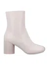 Mm6 Maison Margiela Women's Tabi Ankle Boots In White