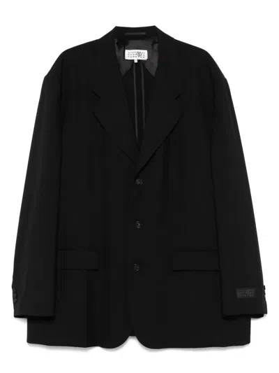 Mm6 Maison Margiela Wool Blazer In Black
