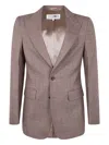 Mm6 Maison Margiela Wool Blazer In Neutral
