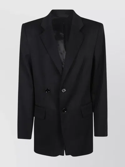 MM6 MAISON MARGIELA WOOL BLAZER WITH BACK VENT AND FRONT POCKETS
