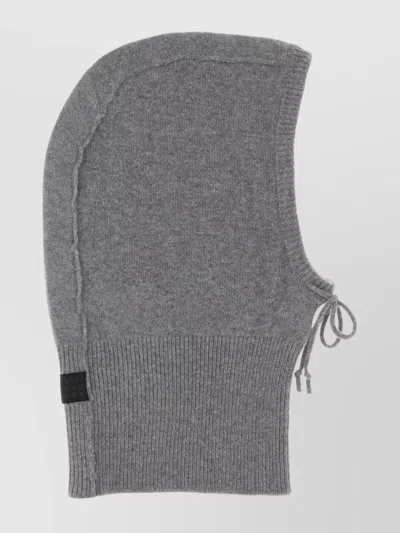 MM6 MAISON MARGIELA WOOL BLEND BALACLAVA FEATURING DRAWSTRING DETAIL