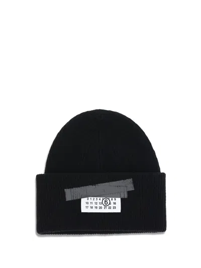 MM6 MAISON MARGIELA WOOL-BLEND BEANIE