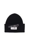 Mm6 Maison Margiela Wool Blend Beanie Hat