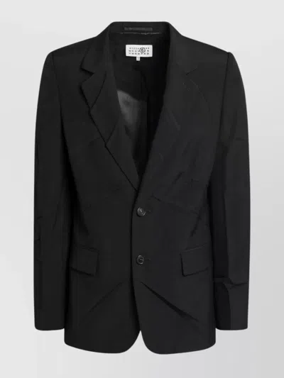 MM6 MAISON MARGIELA WOOL BLEND JACKET BACK VENT