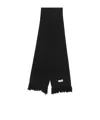 Mm6 Maison Margiela Taped Label Wool Scarf