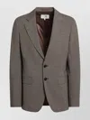 Mm6 Maison Margiela Single-breasted Jacket Brown In Wool Blend In Gray